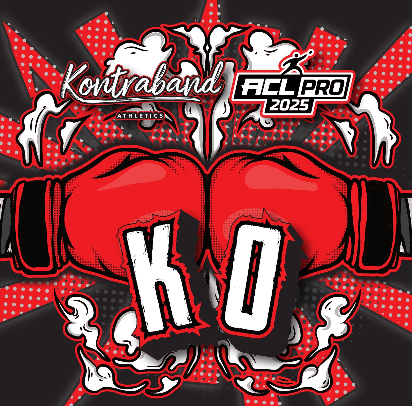 K.O. Gloves Off Red